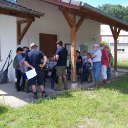Prise de contact explications sur déroulement des cours AAPPMA Seltz