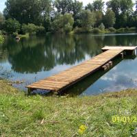 Ponton réservoir des Cigognes AAPPMA Seltz