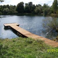 Ponton réservoir des Cigognes AAPPMA Seltz