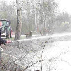 Opération de chaulage AAPPMA Seltz