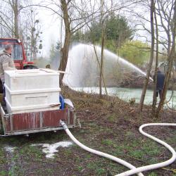 Opération de chaulage AAPPMA Seltz