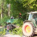 Débroussaillage des abords du chemin de la gravière Epplé AAPPMA Seltz