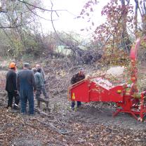 Le Kleinrhein pendant les travaux de restauration AAPPMA Seltz