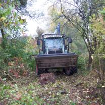 Le Kleinrhein pendant les travaux de restauration AAPPMA Seltz